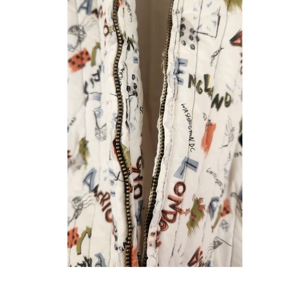 Vintage CHUNGSIL HONGSIL Travel Novelty Quilted Bomber Jacket L/XL Men Varsity - Picture 8 of 10